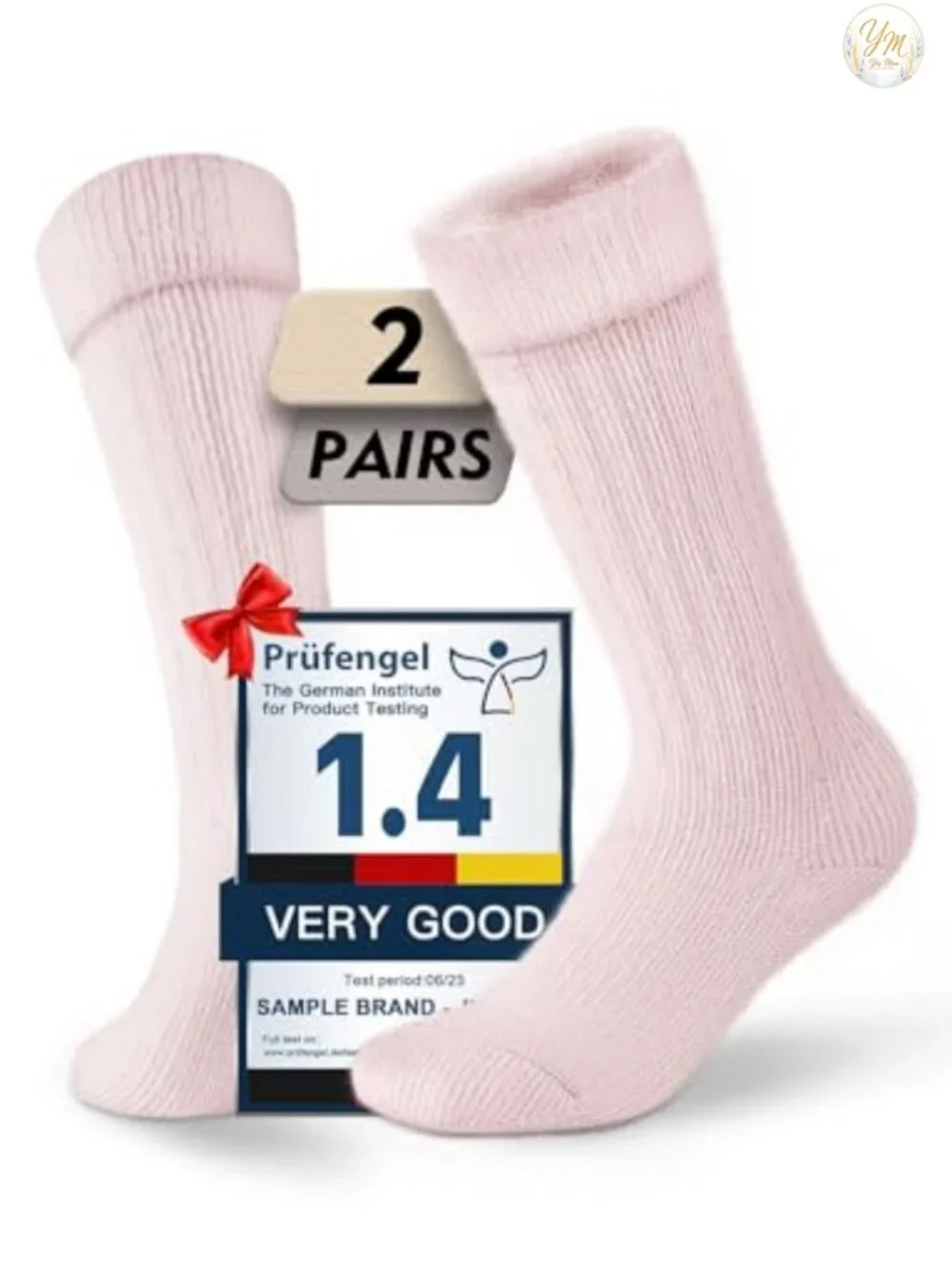 Men's Thermal Alpaca Wool Boot Socks Over Calf Hiking Moisture Wicking